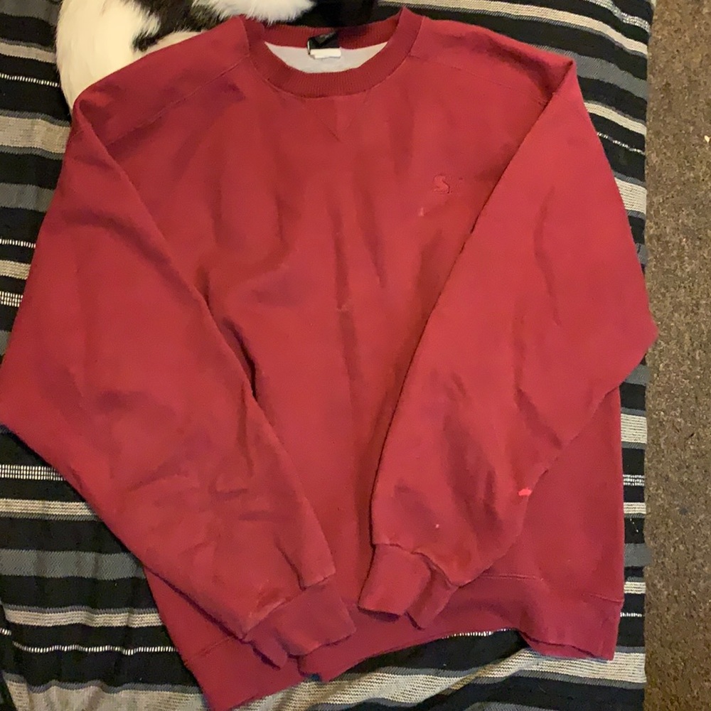 burgundy sweater